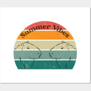 "Summer Vibes" Retro Vibe Posters and Art